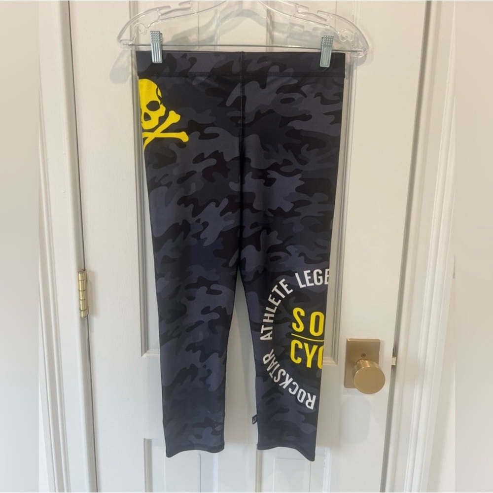 SoulCycle x Terez Women's Camo Crop Leggings Size M